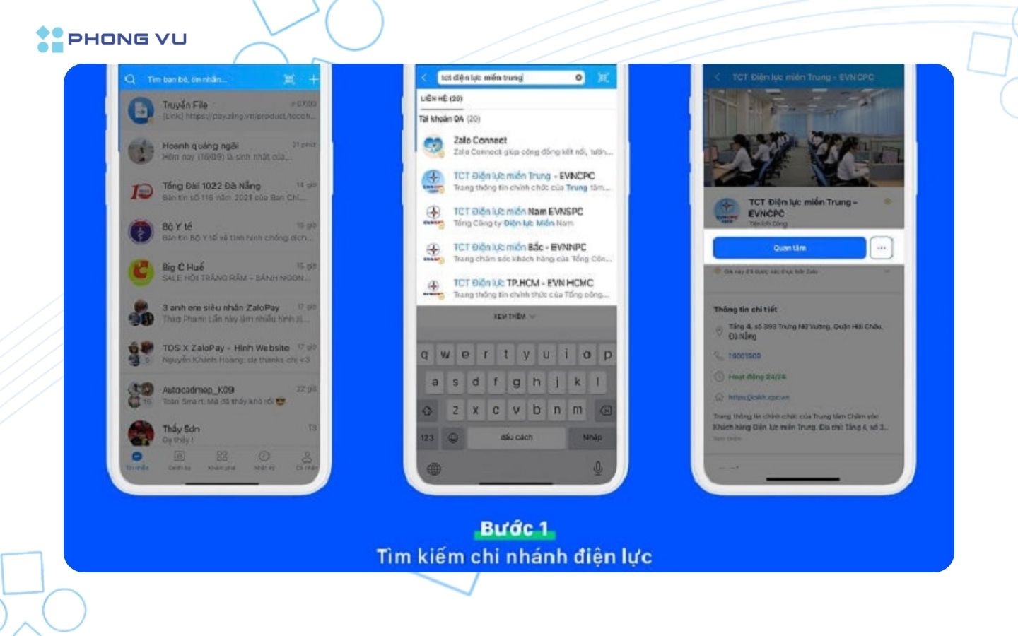 3 cách tra cứu tiền điện trên điện thoại đơn giản cho mọi nhà 5 Bước 1 tra cứu tiền điện trên Zalo