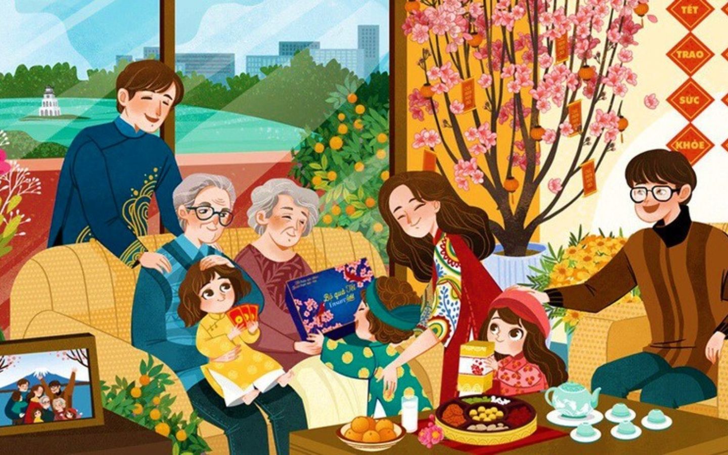 Gợi ý một số câu chúc Tết dành cho ông bà, cha mẹ