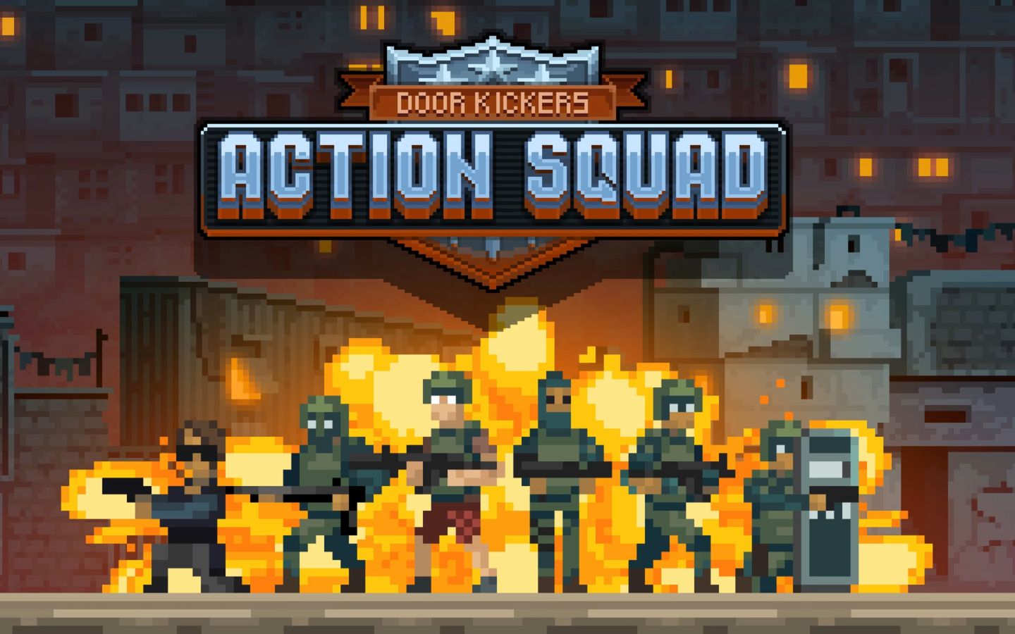 Game 2 người Door Kickers: Action Squad trên PC cực hay