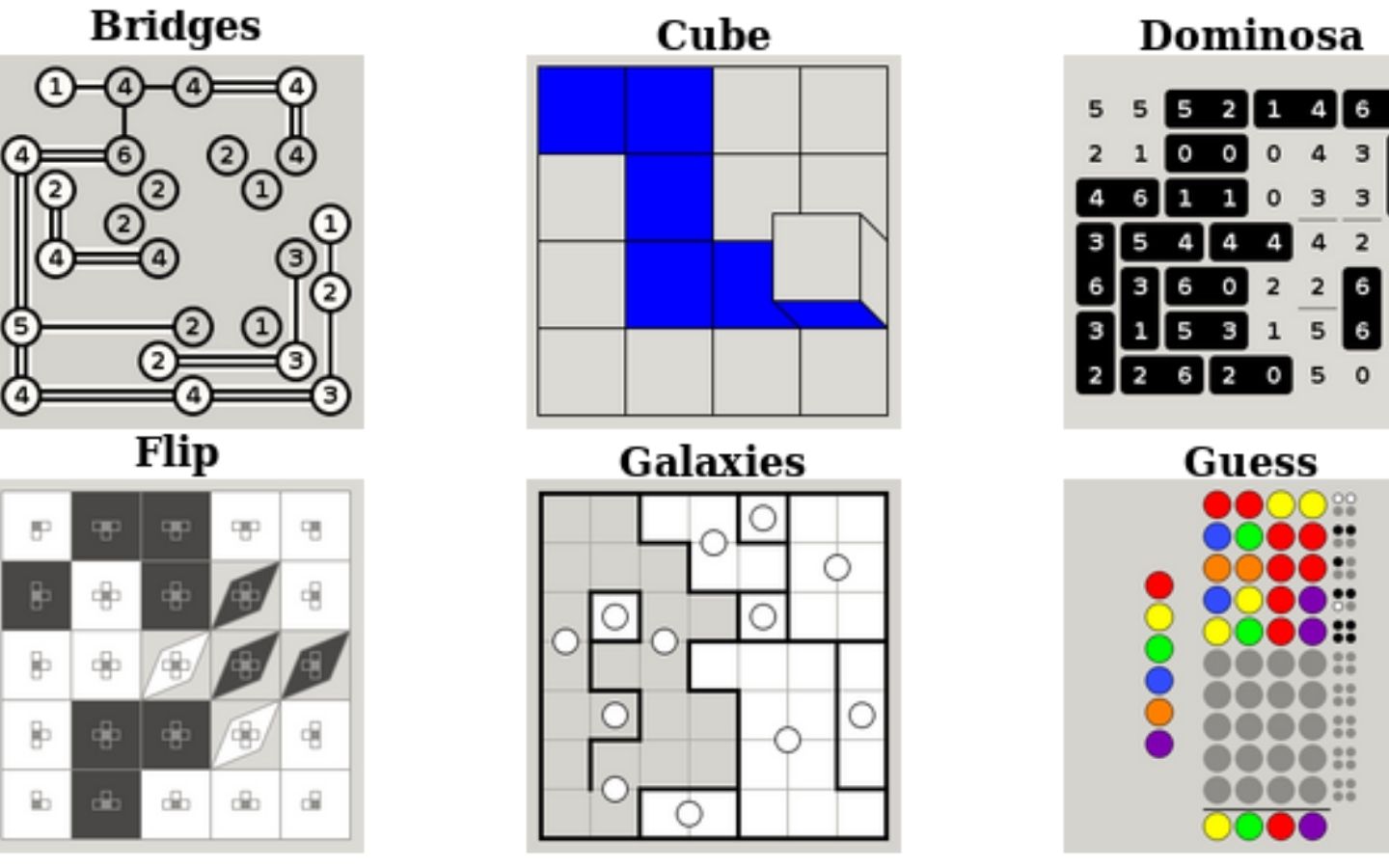 Simon Tatham's Puzzles