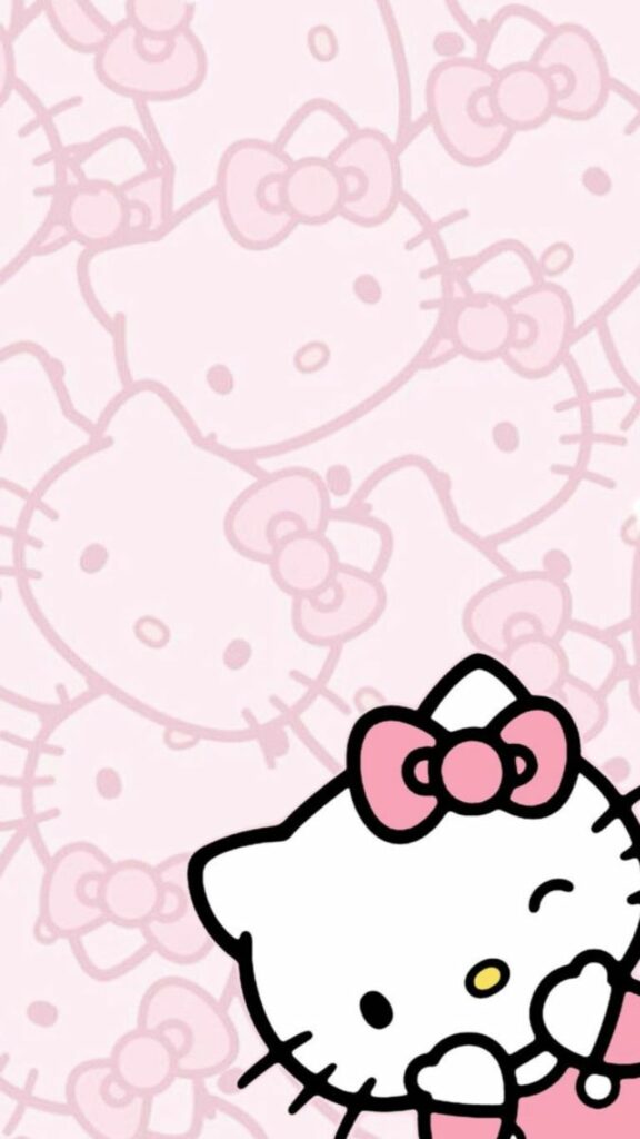 Hình nền Hello Kitty dễ thương dành cho điện thoại
