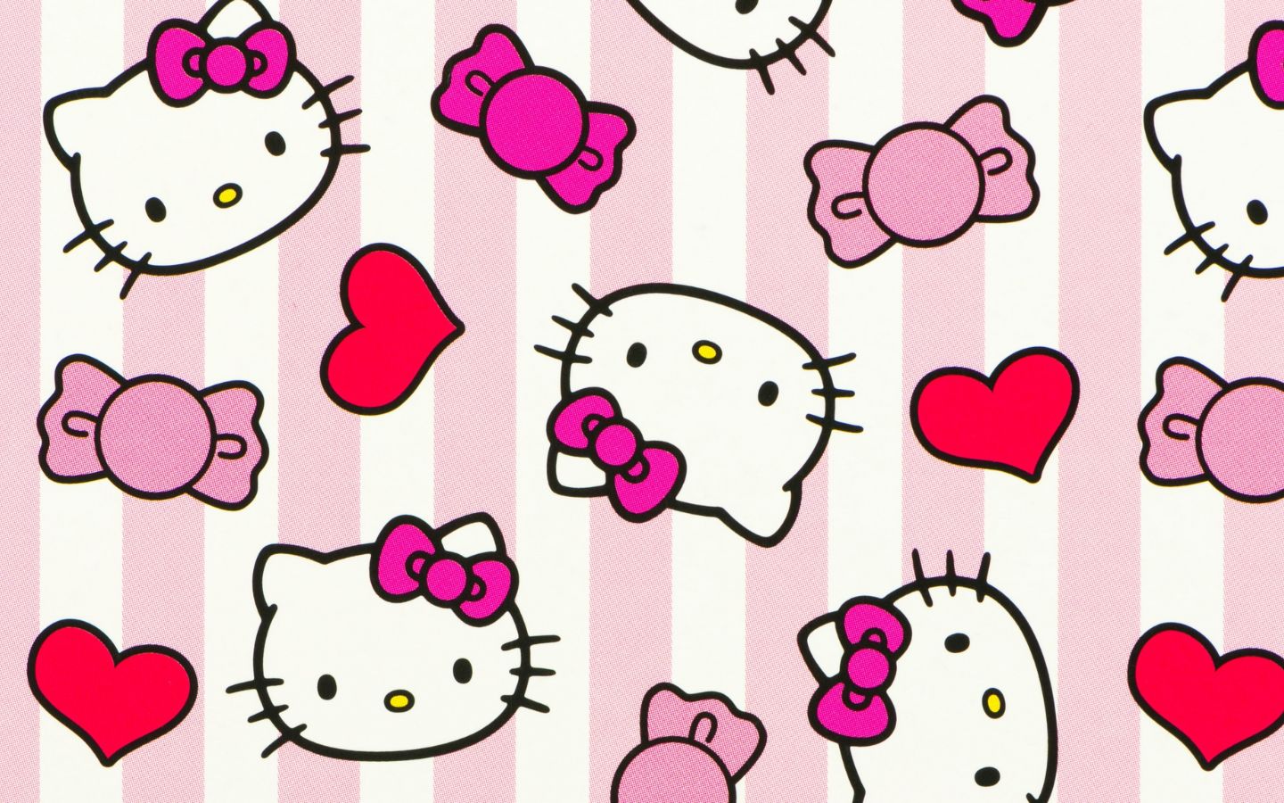 Hình nền Hello Kitty họa tiết