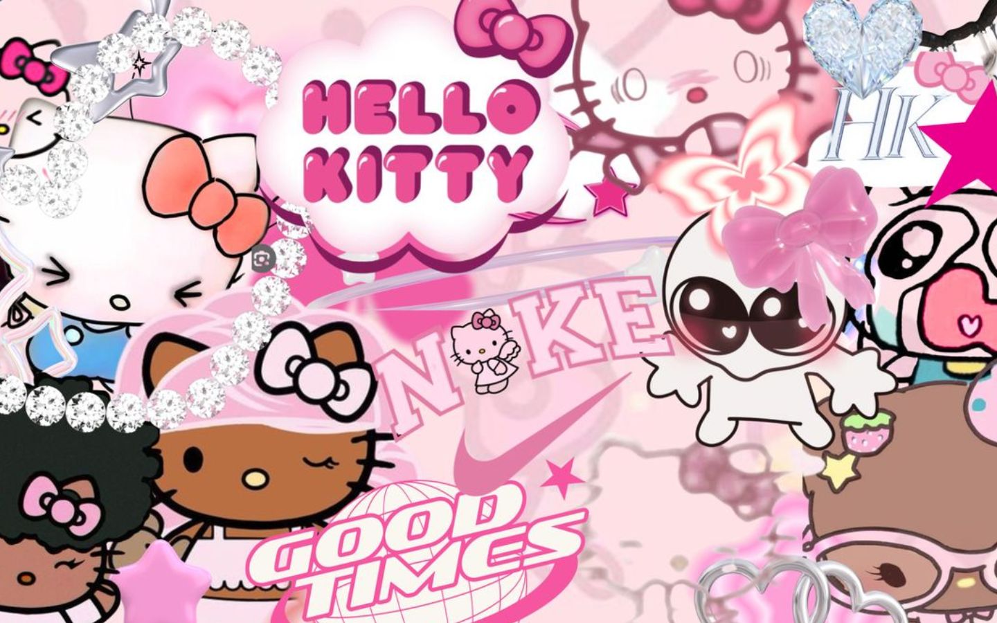Hình nền Hello Kitty nhiều phiên bản