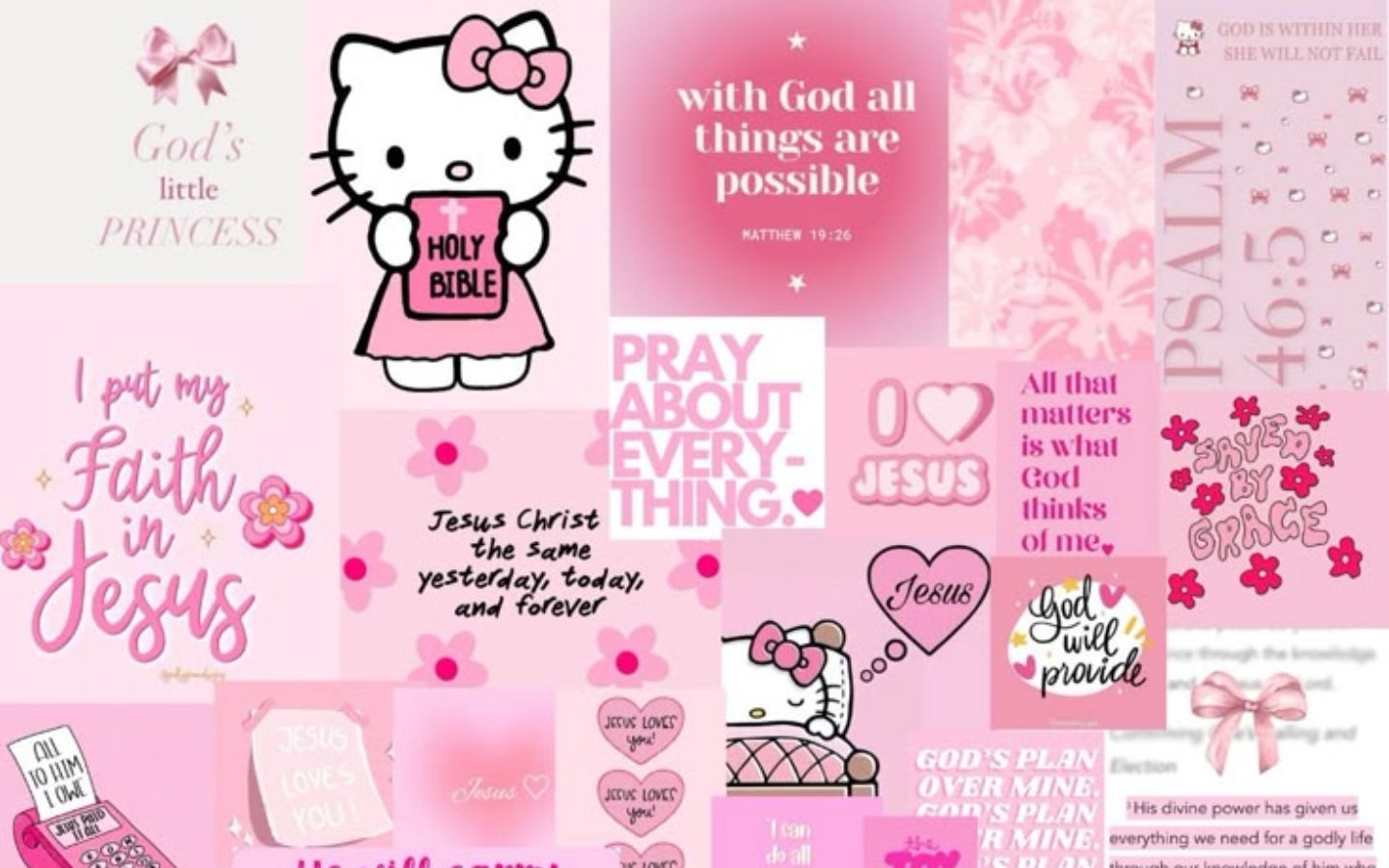 Hello Kitty Y2K phiên bản hình nền đầy màu sắc và cá tính