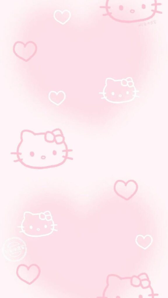 Sự xuất hiện của hello kitty trong hình nền