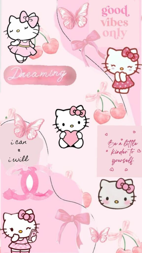 Hình nền Hello Kitty truyền động lực