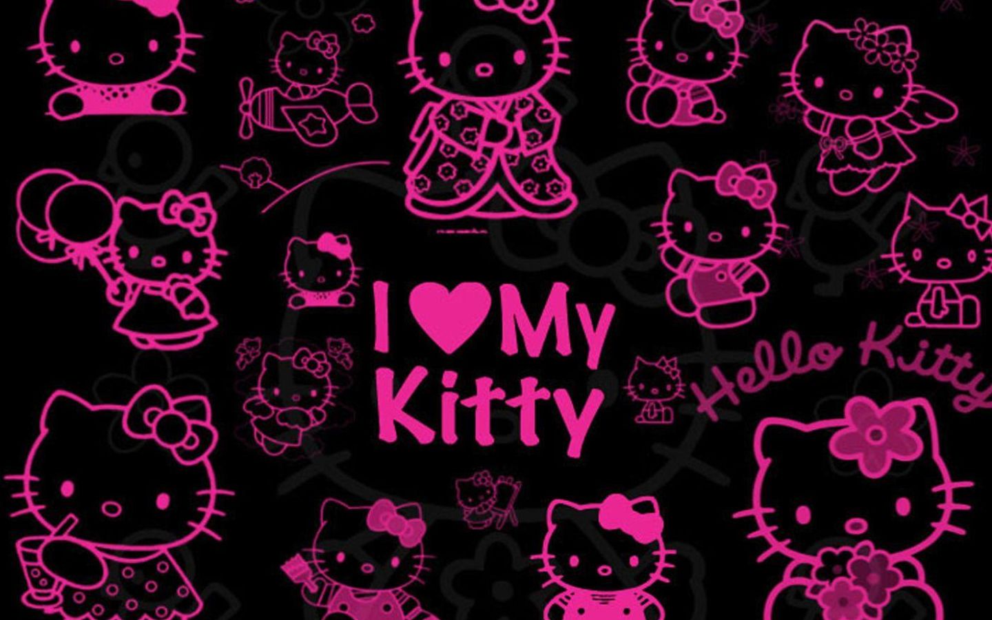 Hình nền I love My Kitty