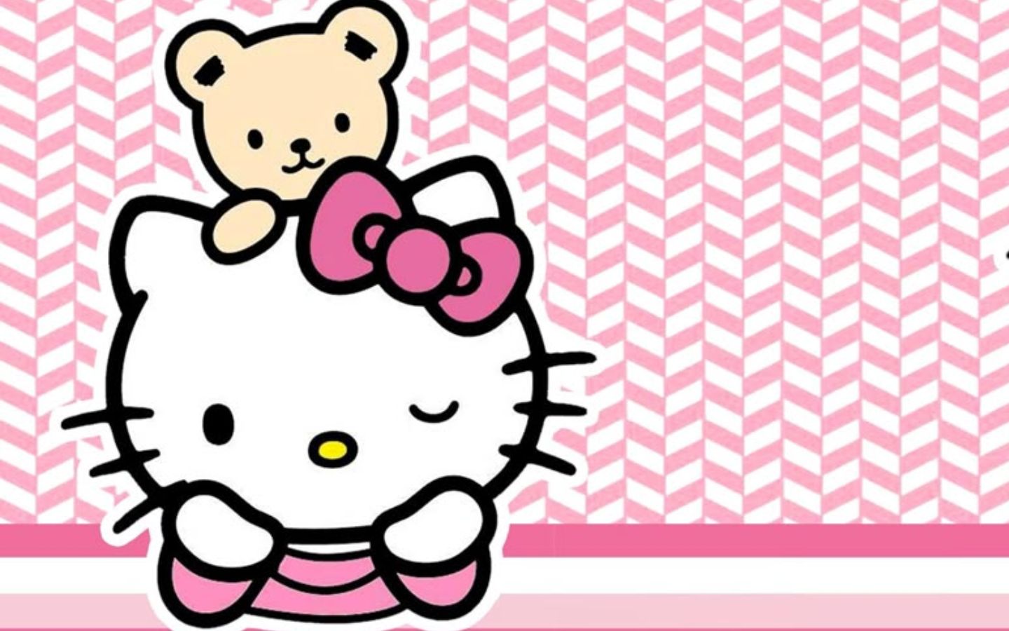 Sự kết hợp hoàn hảo giữa màu pastel và nhân vật hello kitty