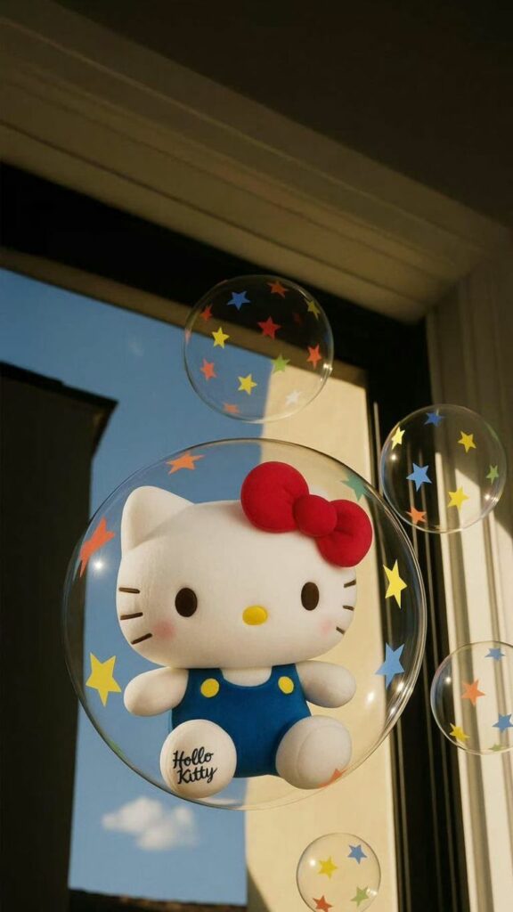 Hình nền Hello Kitty 3D