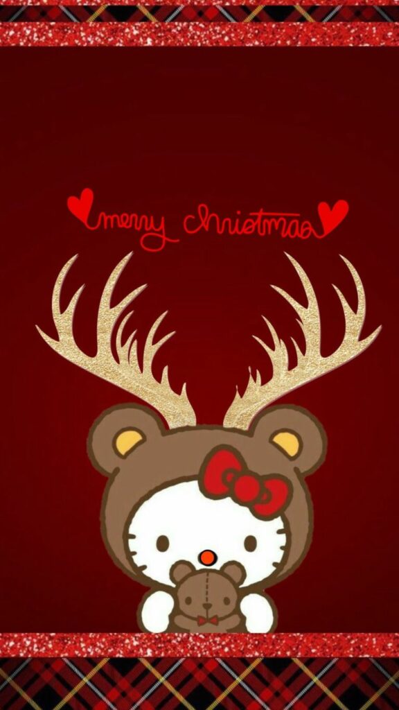 Hình nền Hello Kitty giáng sinh