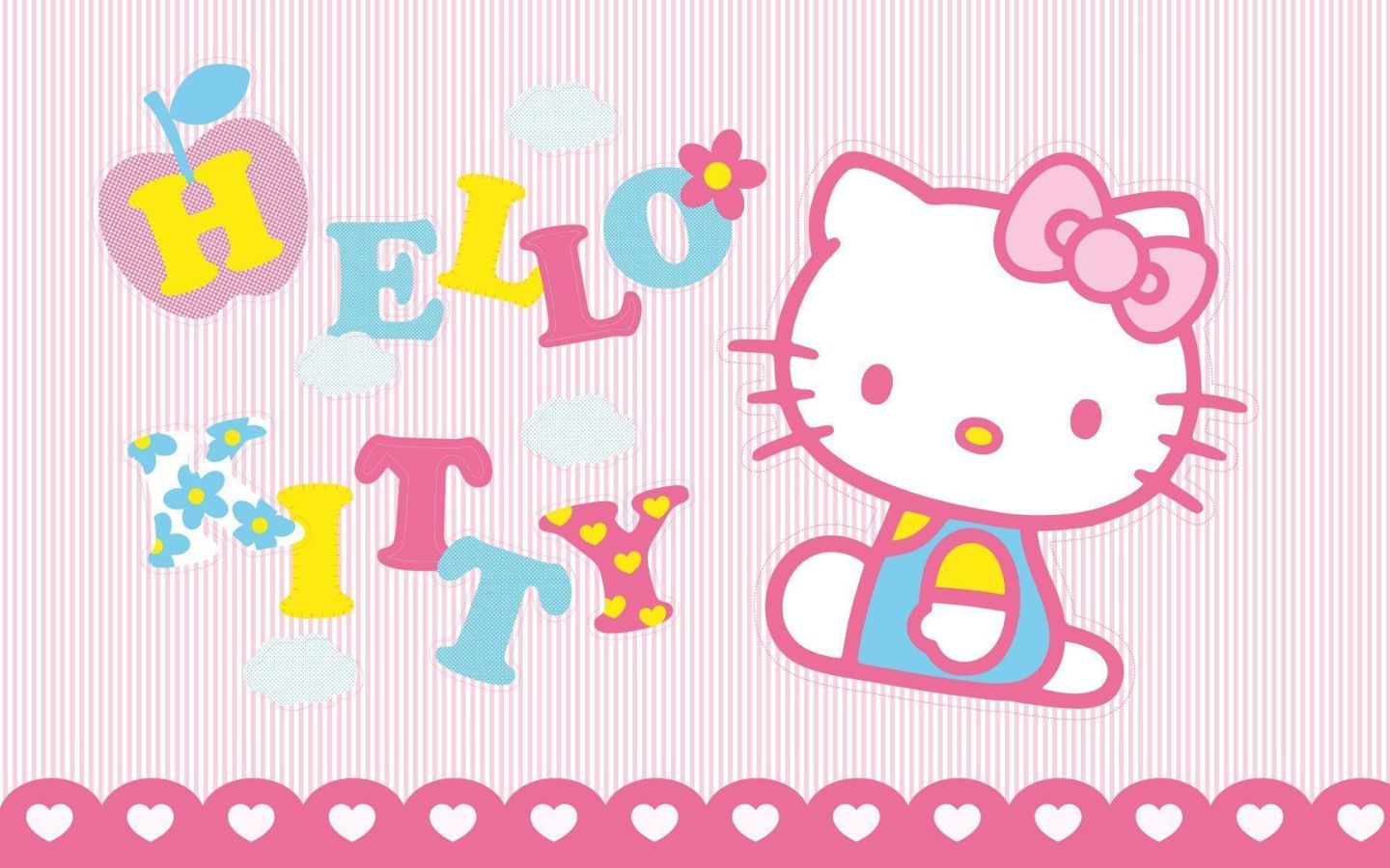 Hình nền Hello Kitty họa tiết