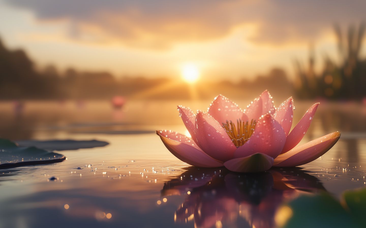 Sen thanh tịnh đón bình minh