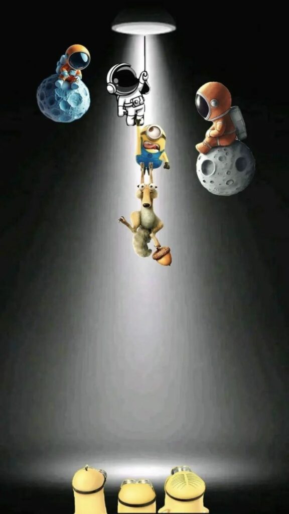 Ánh sáng chiếu rọi, các vật thể lơ lửng 3D