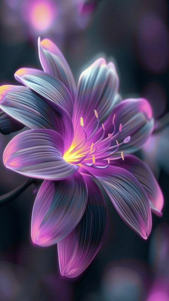 Hoa huệ 4K, chi tiết sắc nét và màu sắc ảo diệu