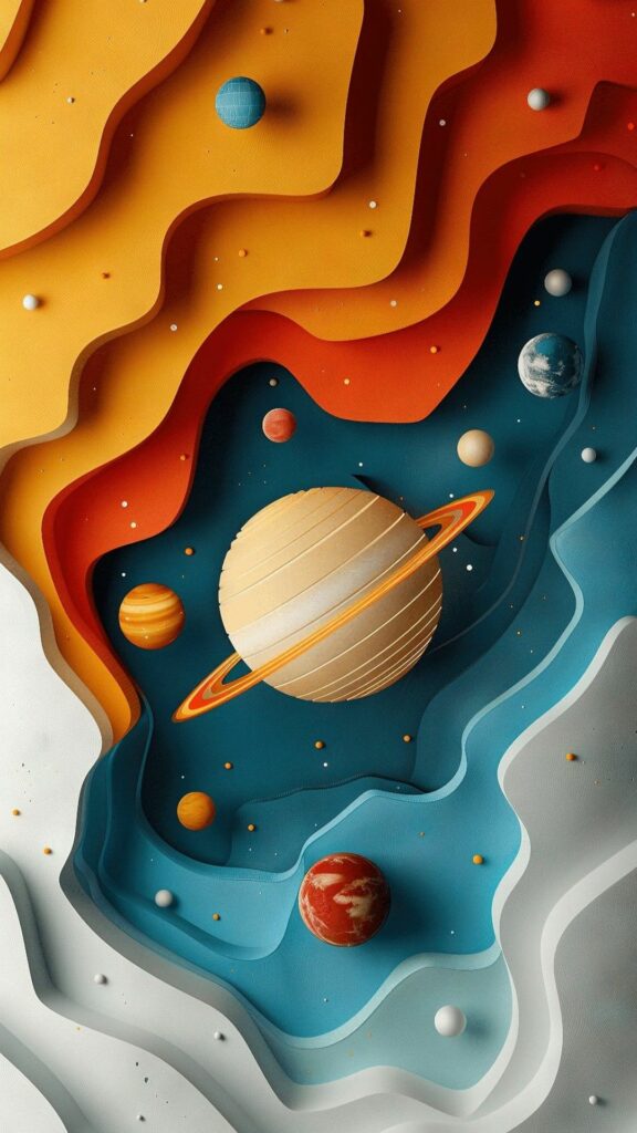 Lớp sóng vũ trụ, hành tinh nổi bật giữa không gian