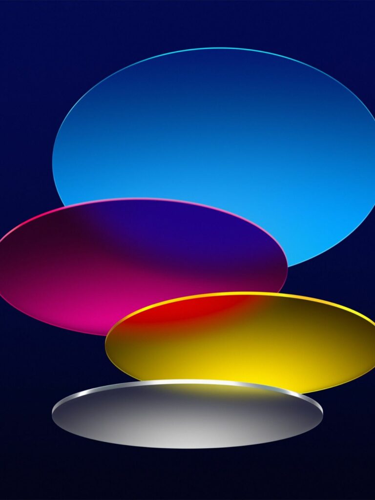 Tổng hợp 80+ hình Nền iPad 4K đẹp nhất 2025 miễn phí 8 Khối hình học đa sắc màu