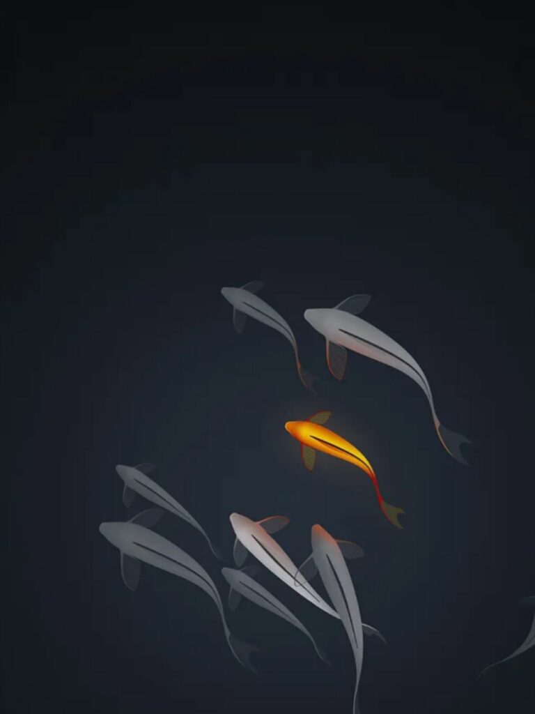 Tổng hợp 80+ hình Nền iPad 4K đẹp nhất 2025 miễn phí 57 Cá bơi trong đêm tối