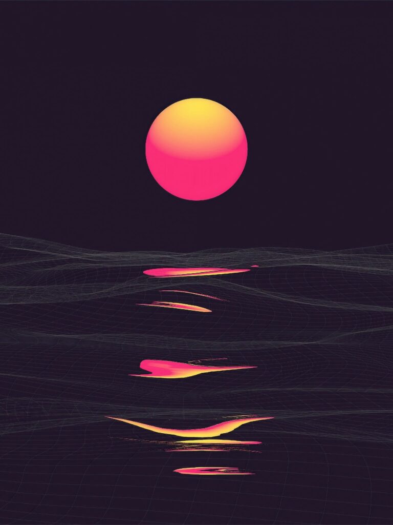 Tổng hợp 80+ hình Nền iPad 4K đẹp nhất 2025 miễn phí 58 Mặt trời lặn tối giản