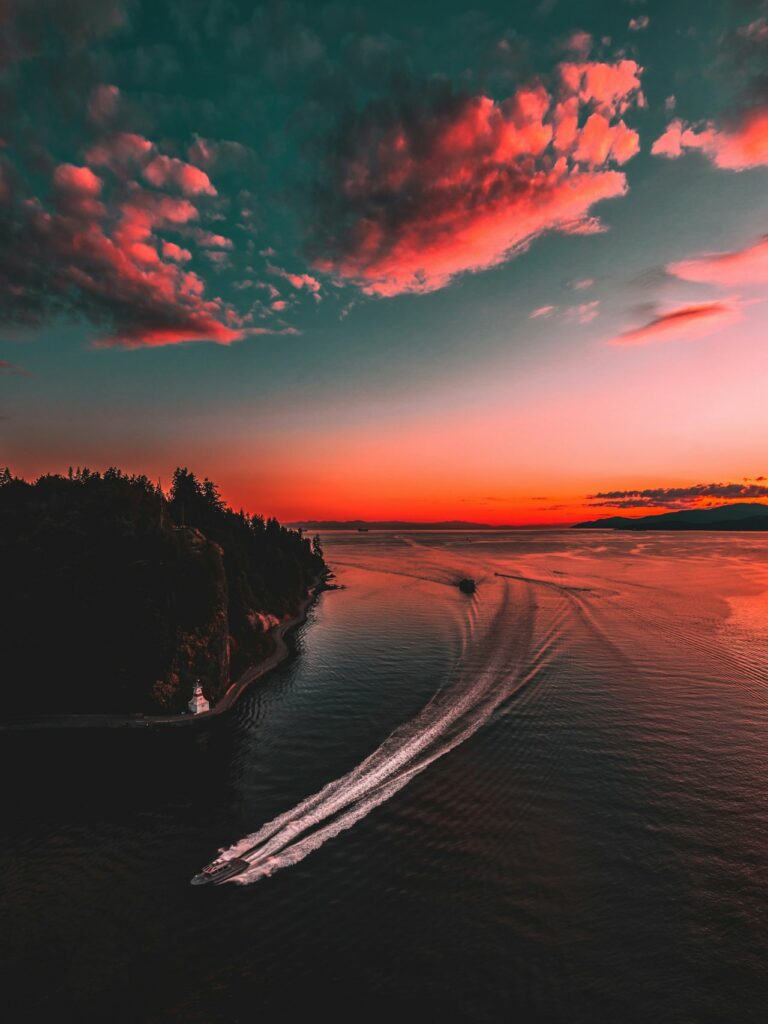 Tổng hợp 80+ hình Nền iPad 4K đẹp nhất 2025 miễn phí 17 Thuyền trôi nhẹ lúc hoàng hôn