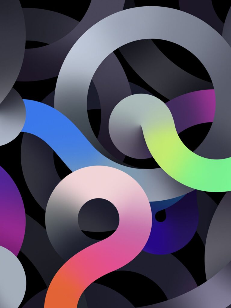 Tổng hợp 80+ hình Nền iPad 4K đẹp nhất 2025 miễn phí 75 Vòng xoắn đa sắc