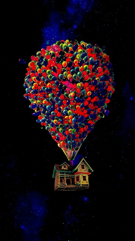 Khinh khí cầu khổng lồ kết bằng hoa, bay giữa trời sao