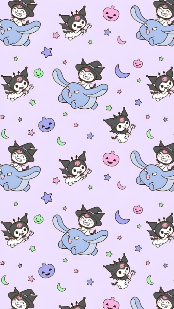 Hình nền Kuromi và Baku 