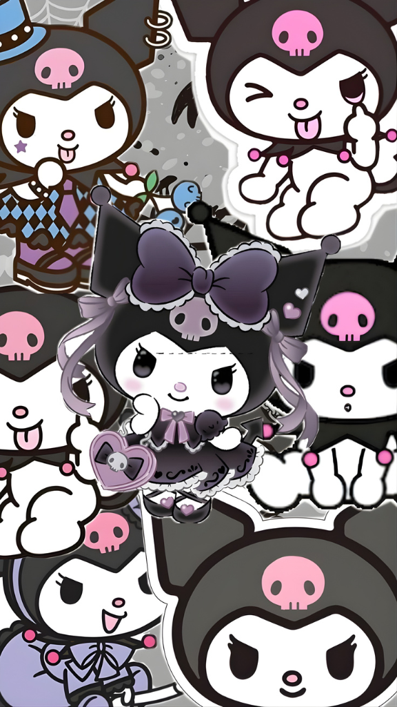 Hình nền Kuromi ấn tượng