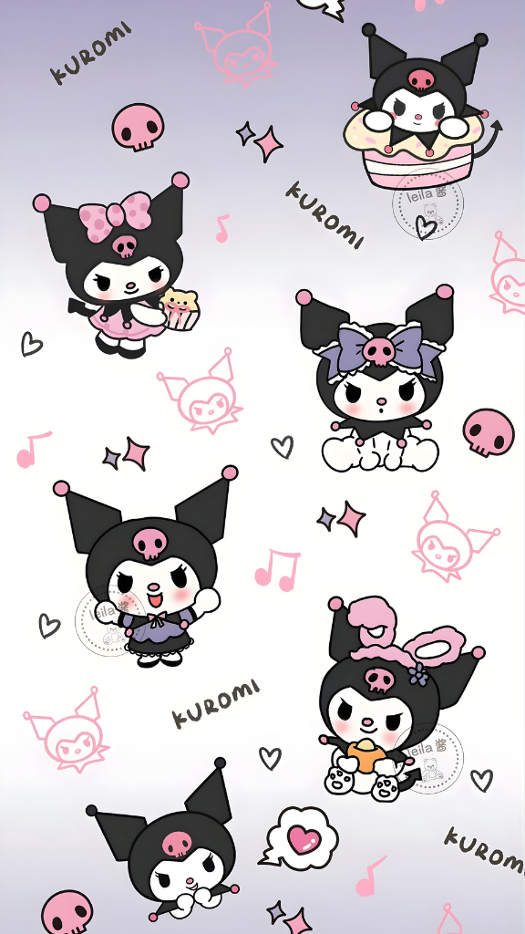 Hình nền Kuromi đáng yêu và ngầu 