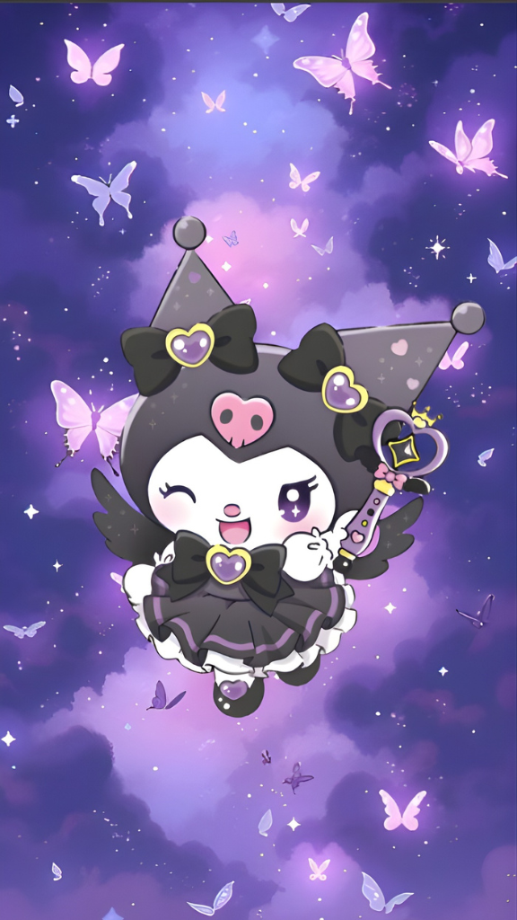 Hình nền thủy thủ mặt trăng Kuromi 