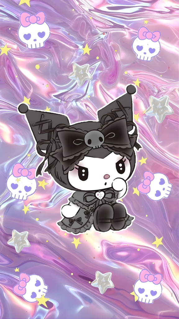 Hình nền Kuromi thần thái