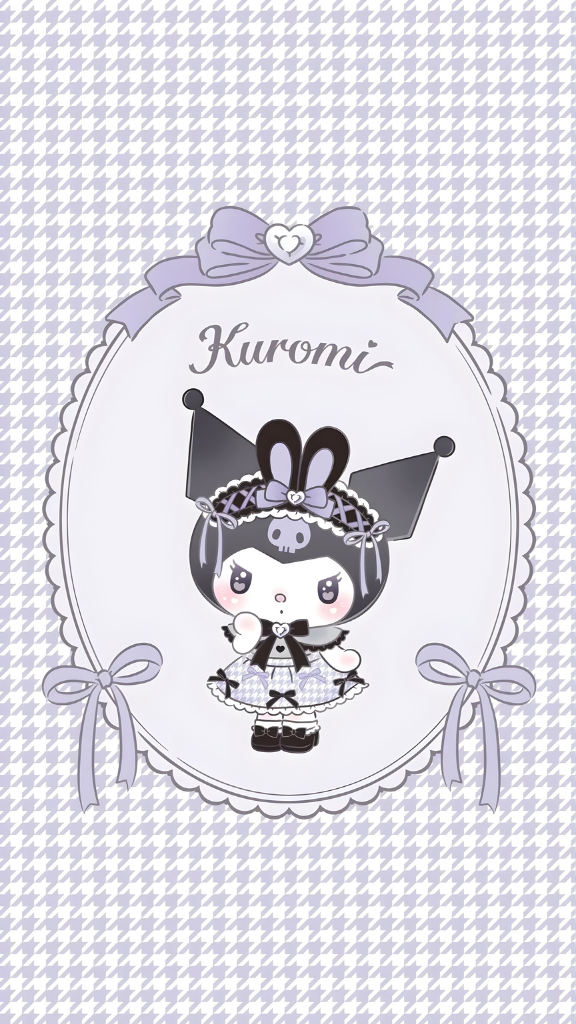 Hình nền công chúa Kuromi đậm chất anime 