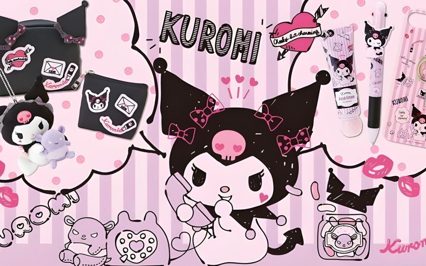 Hình nền Kuromi điệu đà 