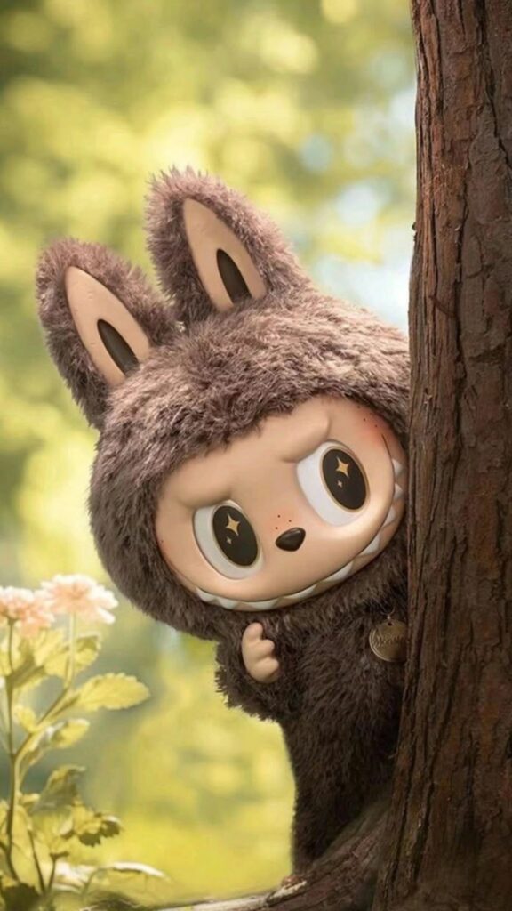 Labubu lấp ló, trốn tìm không ai thấy