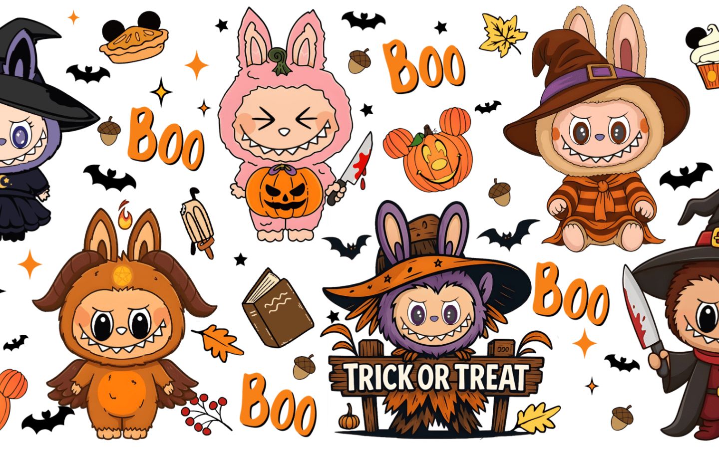 Labubu Halloween, sẵn sàng cho Trick or Treat