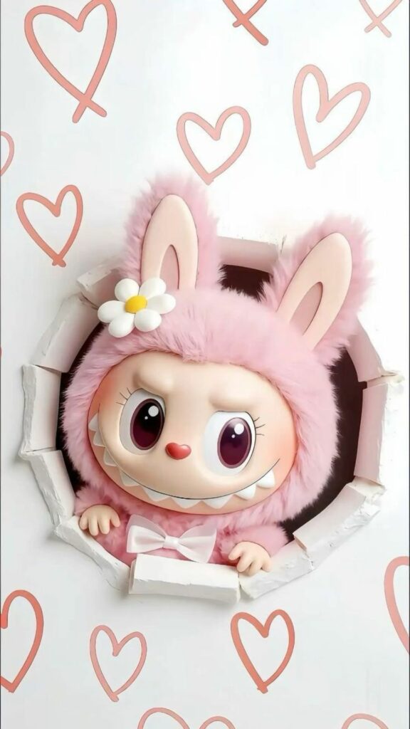 Nàng thỏ hồng gửi ngàn trái tim yêu