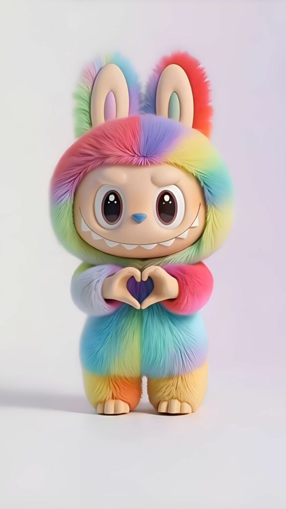 Tinh linh cầu vồng ôm trái tim nhỏ bé