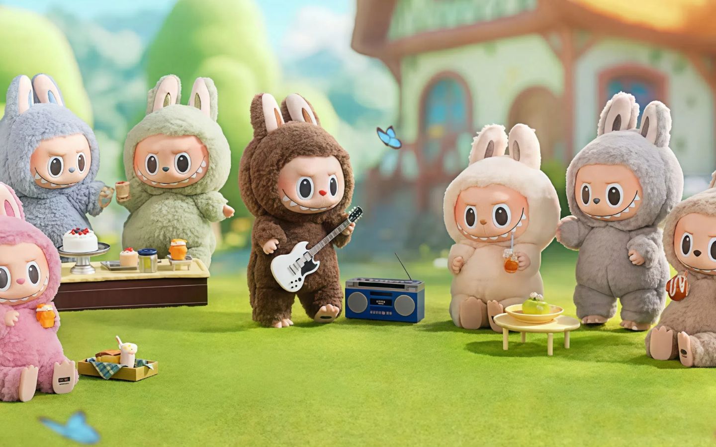 Cả gia đình Labubu, The Monsters cùng đi dã ngoại