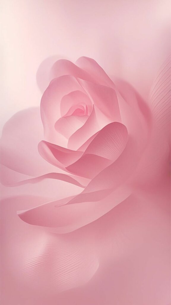 Hình nền màu hồng cute nhất cho điện thoại và máy tính 14 Cánh hoa hồng e ấp, tinh tế và đầy nữ tính