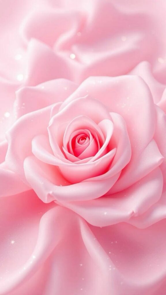 Hình nền màu hồng cute nhất cho điện thoại và máy tính 24 Bông hồng nở rộ, tỏa hương sắc nhẹ nhàng và quý phái