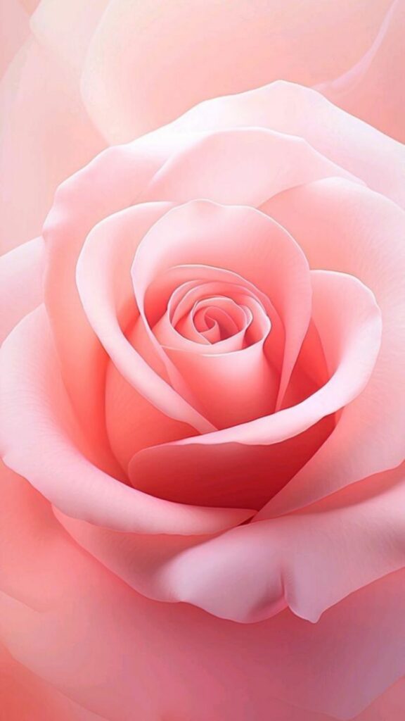 Hình nền màu hồng cute nhất cho điện thoại và máy tính 26 Nét đẹp cổ điển của đóa hoa hồng nhạt đang hé mở