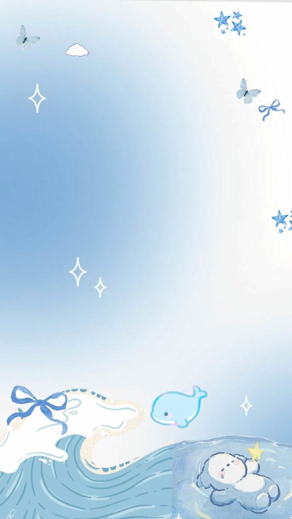 Hình nền xanh dương nhạt ấn tượng