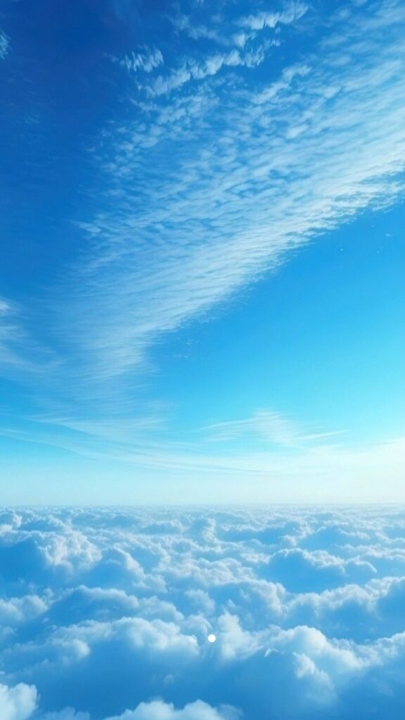 Bầu trời màu xanh với những đám mây siêu đẹp