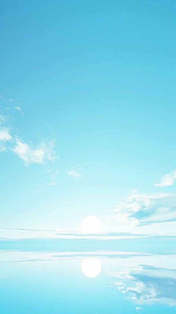 Hình nền bầu trời xanh nhạt siêu đẹp