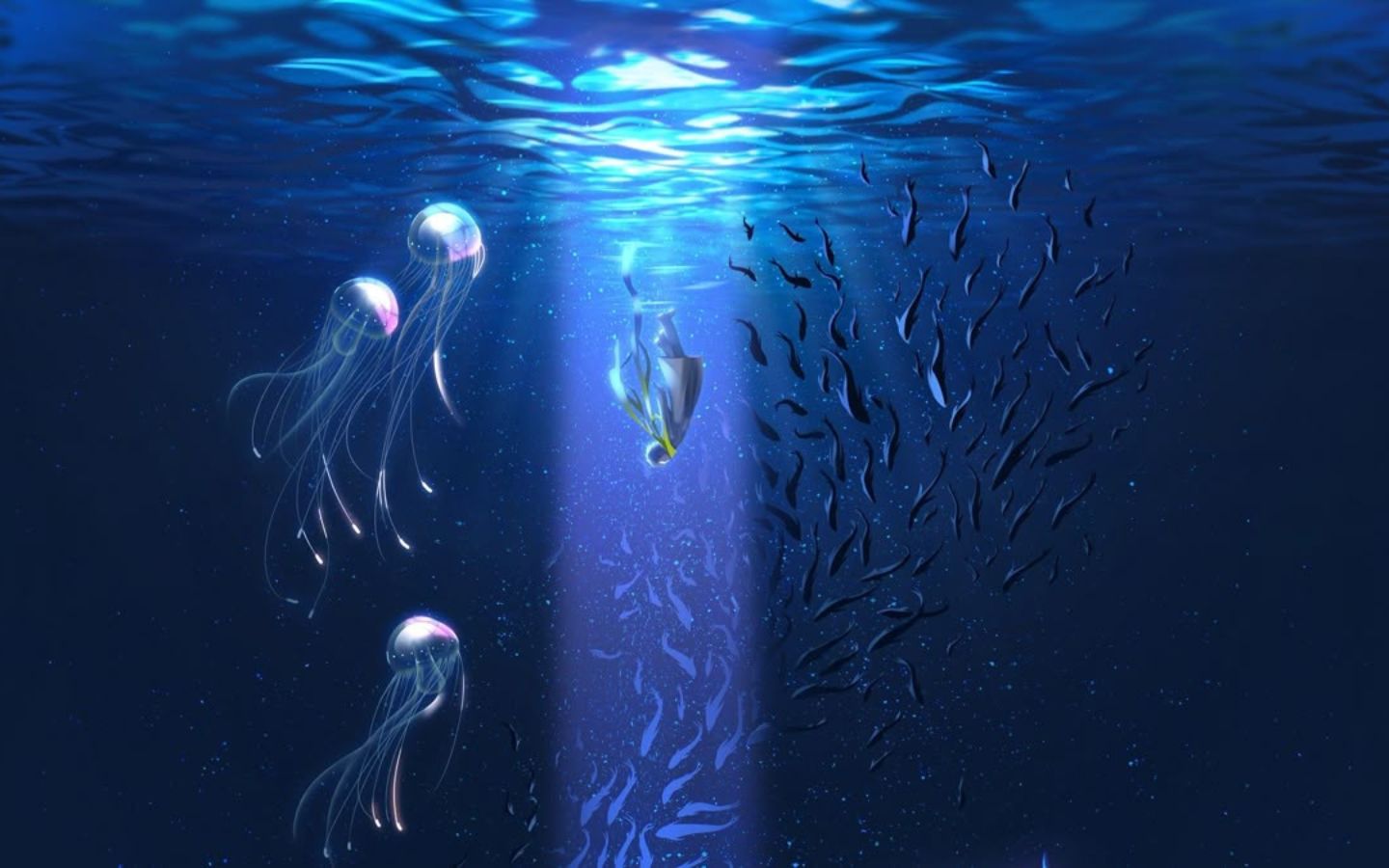 Hình nền dưới đáy đại dương siêu ấn tượng