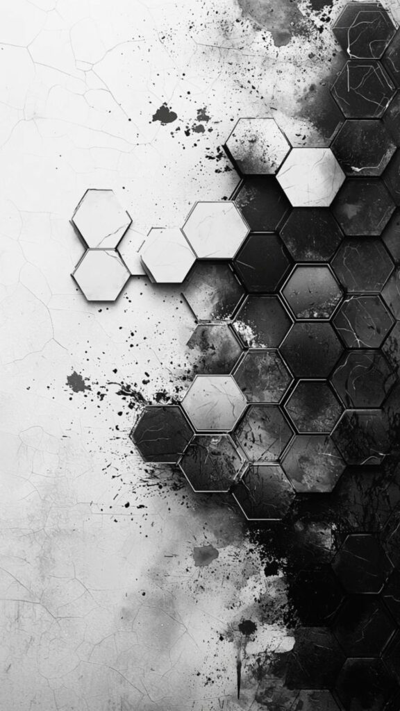 Hình nền đen trắng ấn tượng