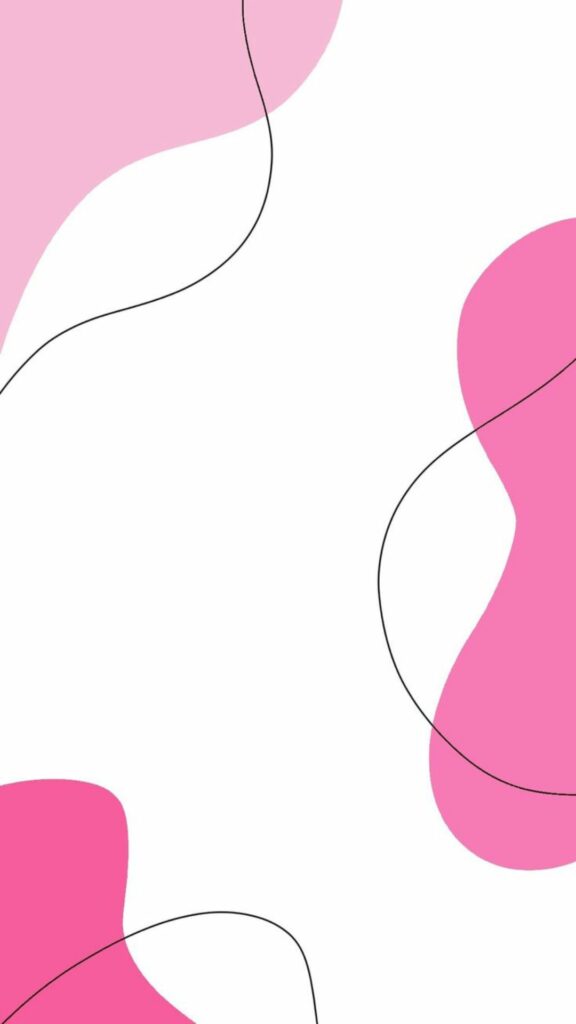 Hình nền màu trắng hồng với những đường vẽ ấn tượng