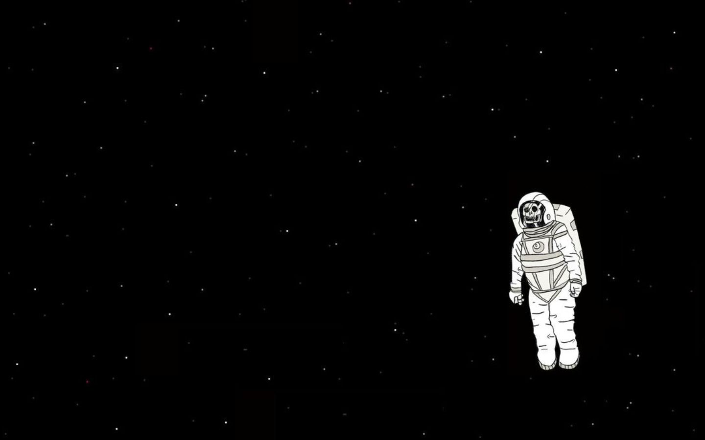 Ảnh nền đen trắng về chủ đề phi hành gia