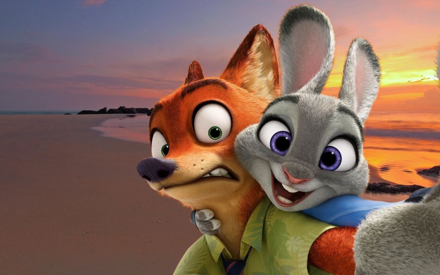 Nick Wilde và Judy Hopps, cặp đôi vô tri thân thiết
