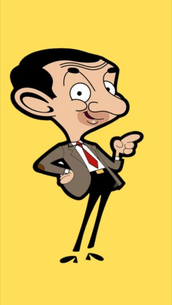 Mr. Bean hoạt hình đang chỉ trỏ, siêu hài hước