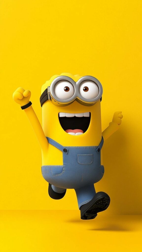 Minion vàng toe toét, làm nền cực kỳ vui nhộn